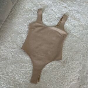Francesca’s Seamless Tan Bodysuit
